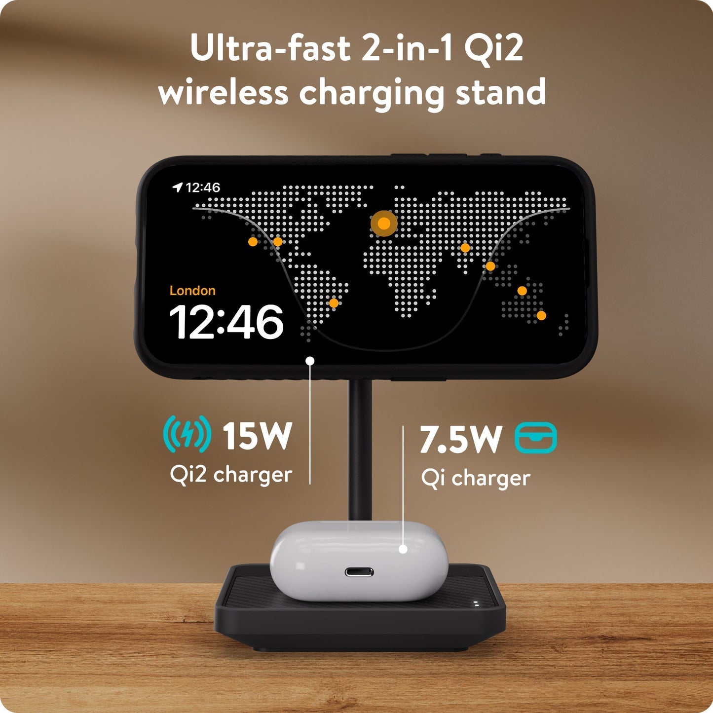 Wireless Charging Stand - Aramid Fibre